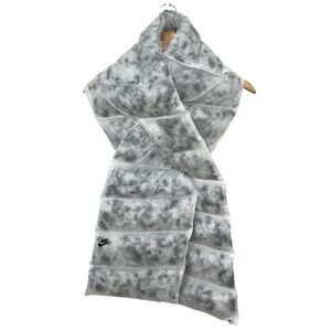 NWT Nike Insulated Scarf Marble White Gray